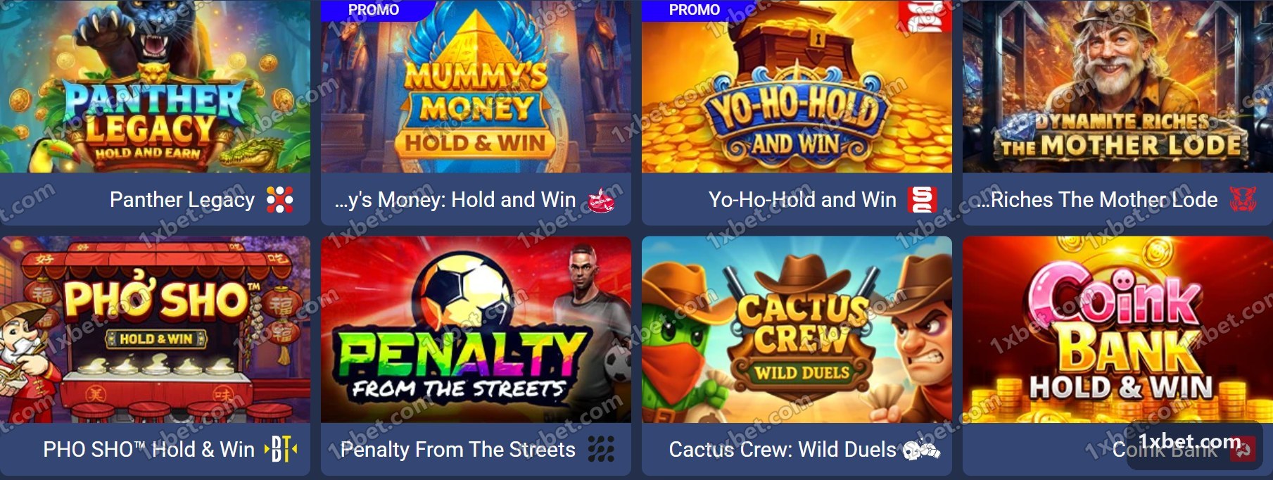 Best Games in Algeria: بطاقات ألعاب السلوتس وشعارات الاستوديوهات في كازينو 1xBet